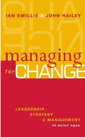 Cover for Managing for Change
