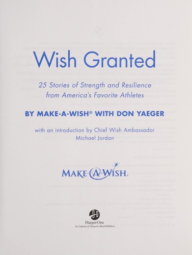Cover for Wish granted