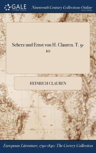 Cover for Scherz und Ernst von H. Clauren. T. 9-10