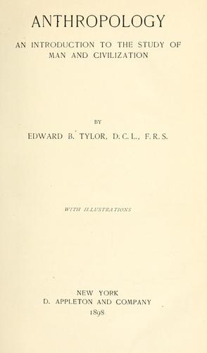 Cover for Anthropology