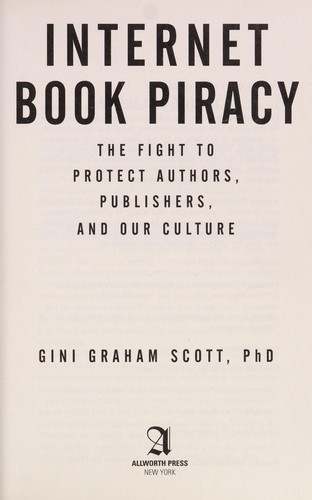 Cover for Internet book piracy