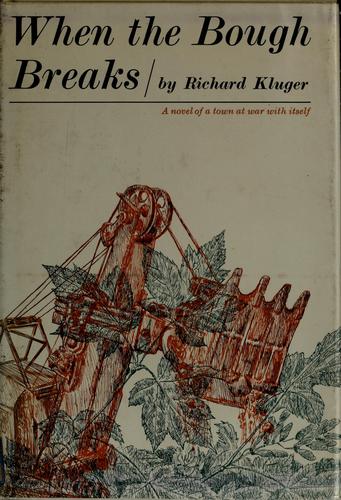 Cover for When the bough breaks