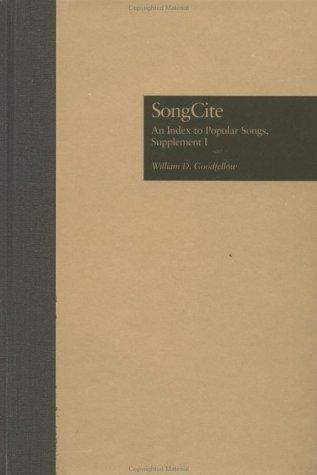 Cover for SongCite