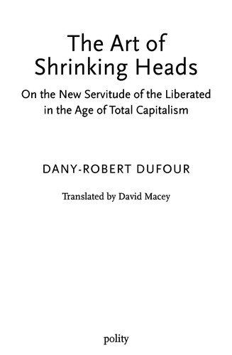 Cover for The art of shrinking heads