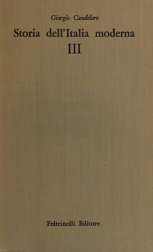 Cover for Storia dell'Italia moderna
