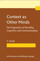 Cover for Context as other minds