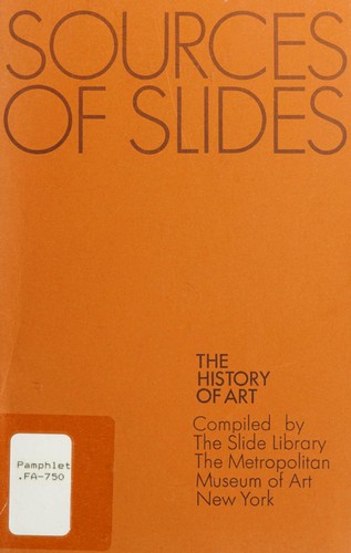 Cover for Sources of slides