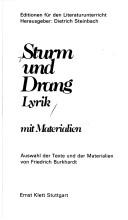 Cover for Sturm Und Drang - Lyrik