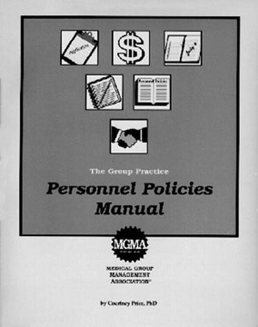 Cover for Group Practice Personnel Policies Manual