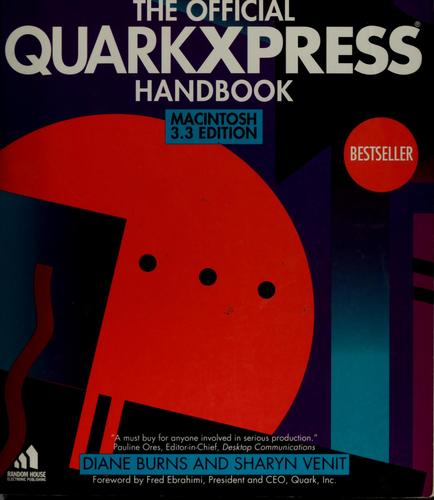 Cover for The official QuarkXPress handbook