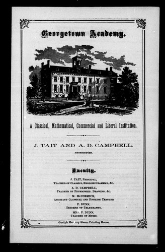 Cover for Georgetown Academy