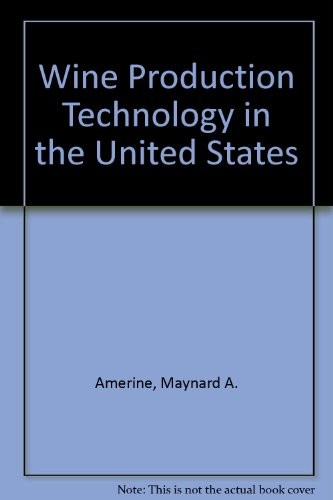 Cover for Wine production technology in the United States