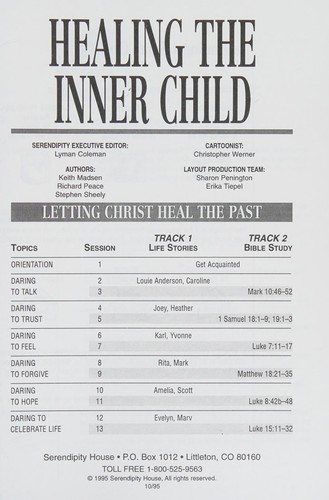 Cover for Healing the inner child