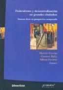 Cover for Federalismo y descentralización en grandes ciudades