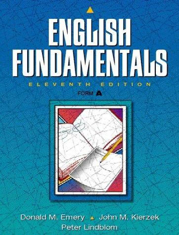Cover for English Fundamentals