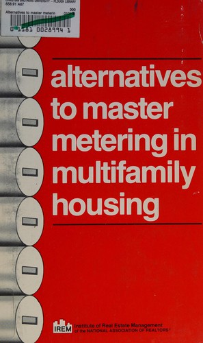 Cover for Alternatives to master metering in multifamily housing.