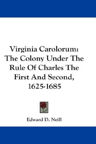 Cover for Virginia Carolorum