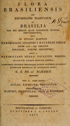 Cover for Flora Brasiliensis