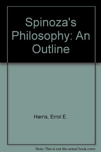Cover for Spinoza's philosophy, an outline
