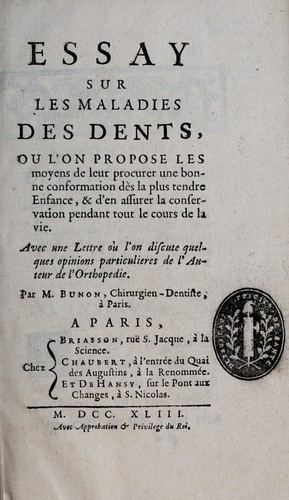 Cover for Dissertation sur un prejug©♭ tr©·s-pernicieux concernant les maux de dents qui surviennent aux femmes grosses