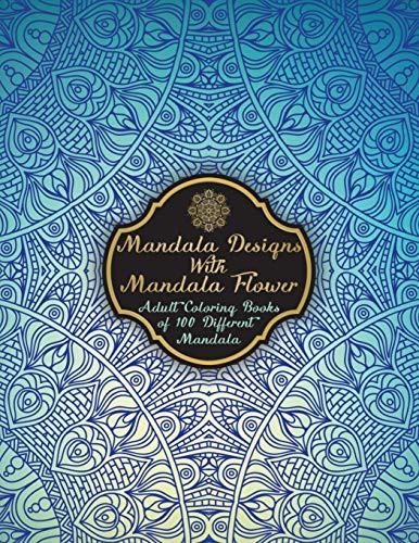 Cover for Mandala Designs with Mandala Flower
