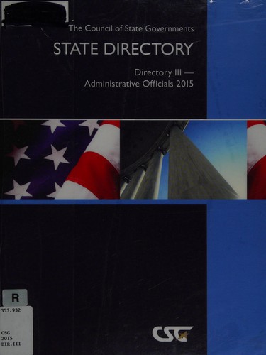 Cover for The Council of State Governments state directory