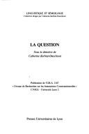 Cover for La question
