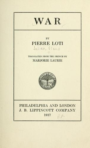 Cover for War