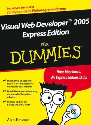 Cover for Visual Web Developer 2005 Express Edition Für Dummies