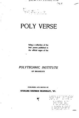 Cover for Poly verse