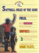 Cover for Softball--rules of the game