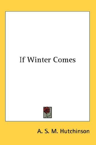 Cover for If Winter Comes