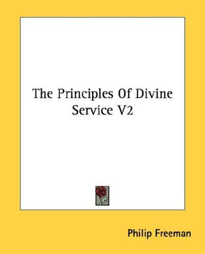 Cover for The Principles Of Divine Service V2
