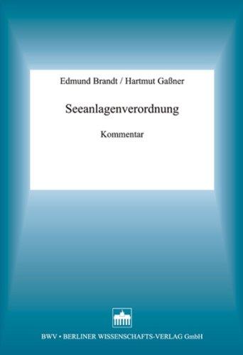 Cover for Seeanlagenverordnung