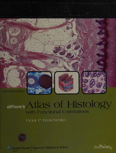 Cover for DiFiore's atlas of histology with functional correlations
