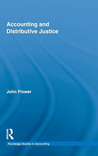 Cover for Accounting and distributive justice