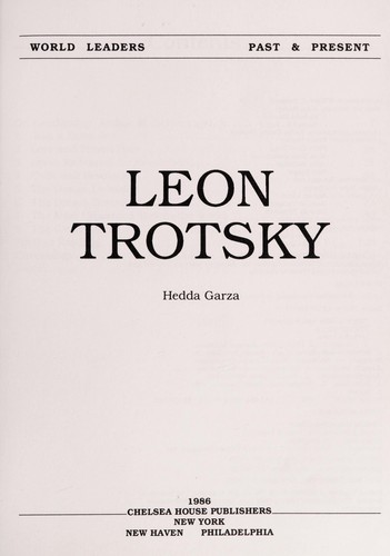 Cover for Leon Trotsky