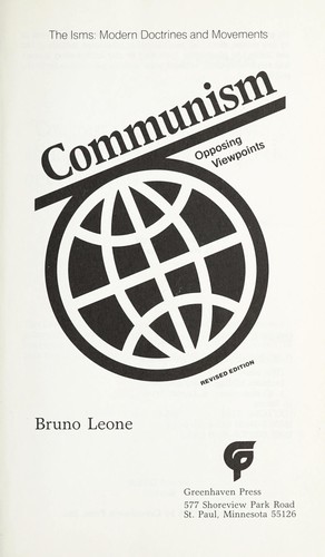 Cover for Communism