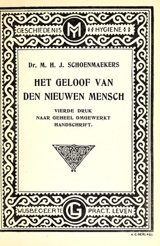 Cover for Het geloof van den nieuwen mensch