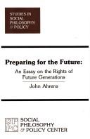 Cover for Preparing for the future