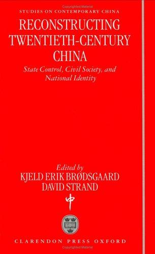Cover for Reconstructing twentieth-century China