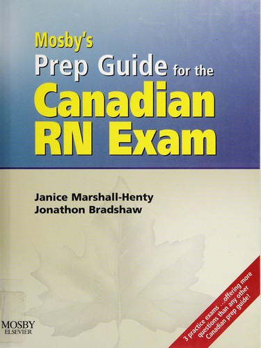 Cover for Mosby's prep guide for the Canadian RN exam