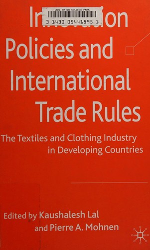 Cover for Innovation policies and international trade rules