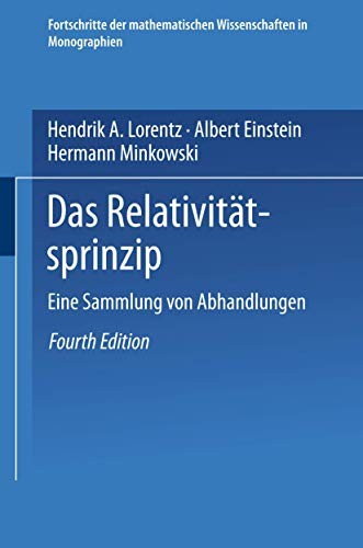 Cover for Das Relativitätsprinzip