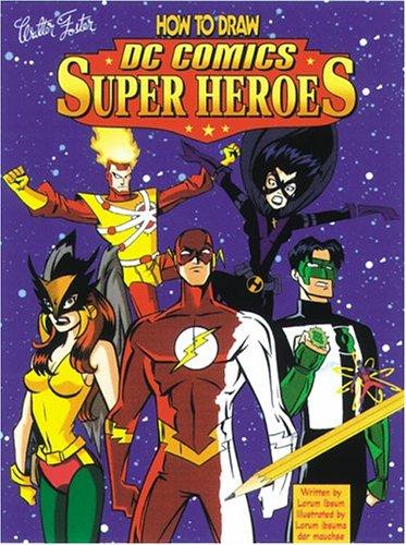 Cover for How to draw DC comics super heroes