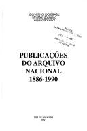 Cover for Publicações do Arquivo Nacional