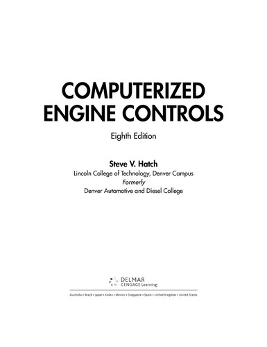 Cover for Computerized engine controls