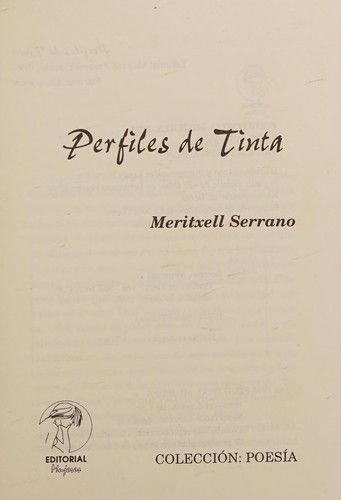 Cover for Perfiles De Tinta