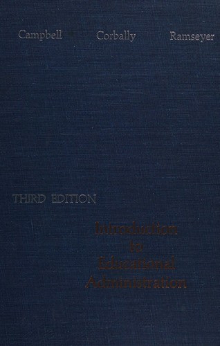 Cover for Introduction to educational administration