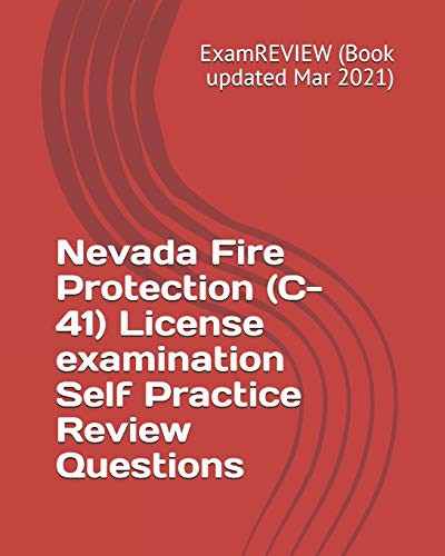 Cover for Nevada Fire Protection  License examination Self Practice Review Questions